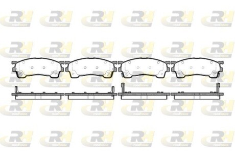 Гальмівні колодки дискові roadhouse 2415.04