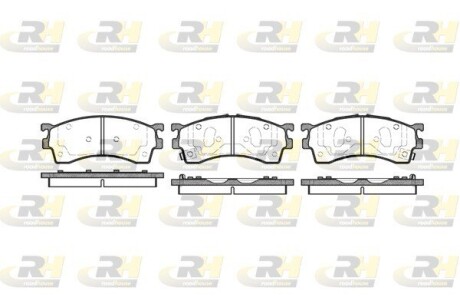 Гальмівні колодки дискові roadhouse 2415.12