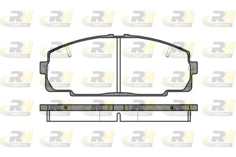 Гальмівні колодки дискові roadhouse 2421.20