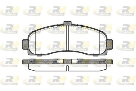Гальмівні колодки дискові roadhouse 2431.10