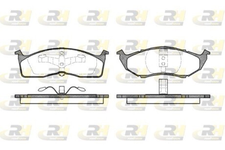 Гальмівні колодки дискові roadhouse 2447.20