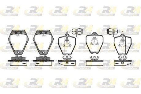 Гальмівні колодки дискові roadhouse 2508.02
