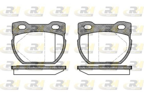 Гальмівні колодки дискові roadhouse 2584.00