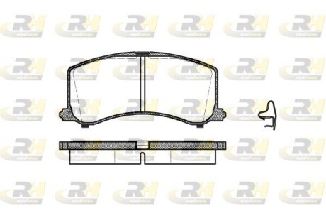 Гальмівні колодки дискові roadhouse 2595.02