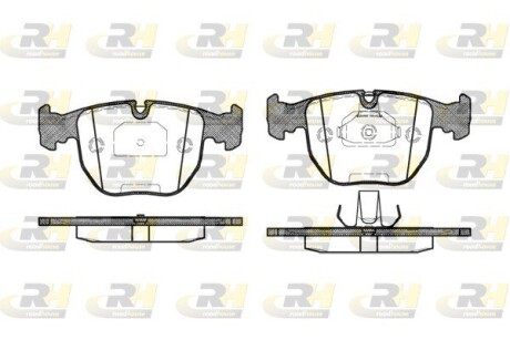 Гальмівні колодки дискові roadhouse 2596.00