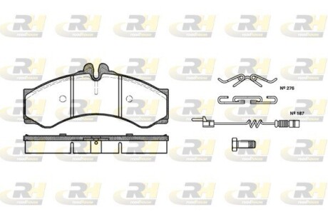 Гальмівні колодки дискові roadhouse 2614.02