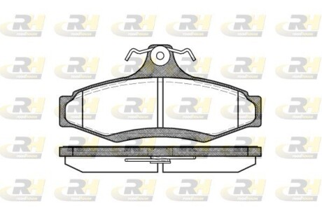 Гальмівні колодки дискові roadhouse 2646.10
