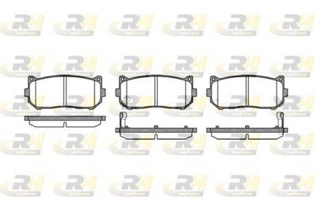 Гальмівні колодки дискові roadhouse 2649.02