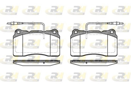 Гальмівні колодки дискові roadhouse 2666.14