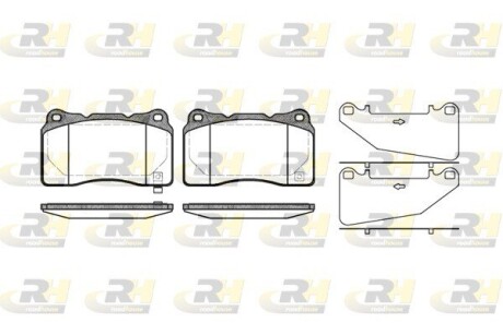 Гальмівні колодки дискові roadhouse 2666.32