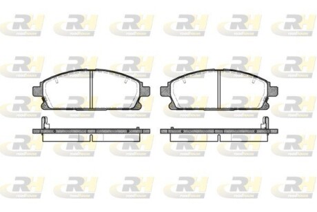 Гальмівні колодки дискові roadhouse 2674.12