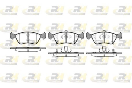 Гальмівні колодки дискові roadhouse 2676.02