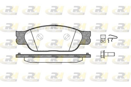 Гальмівні колодки дискові roadhouse 2731.00