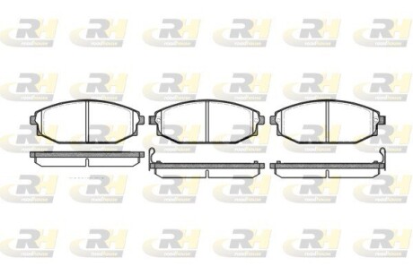 Гальмівні колодки дискові roadhouse 2734.02