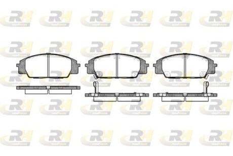 Гальмівні колодки дискові roadhouse 273502 (фото 1)