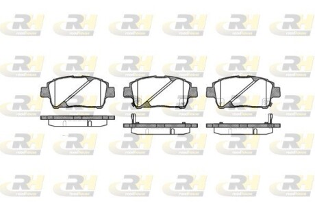 Гальмівні колодки дискові roadhouse 2740.02