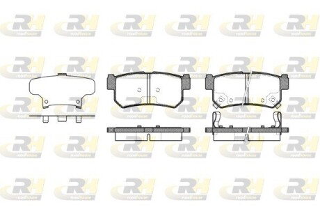 Гальмівні колодки дискові roadhouse 2746.62