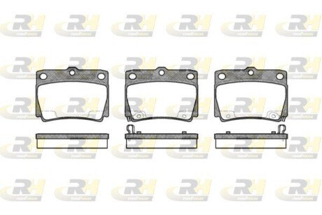 Гальмівні колодки дискові roadhouse 2750.02