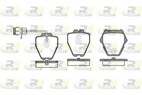Гальмівні колодки дискові roadhouse 2752.12