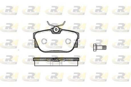 Гальмівні колодки дискові roadhouse 2767.00