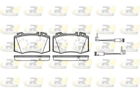 Гальмівні колодки дискові roadhouse 2769.02