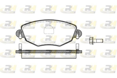 Гальмівні колодки дискові roadhouse 2776.00