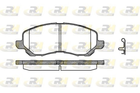 Гальмівні колодки дискові roadhouse 2804.12