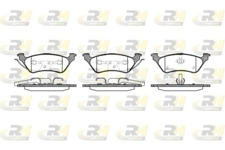 Гальмівні колодки дискові roadhouse 2811.00