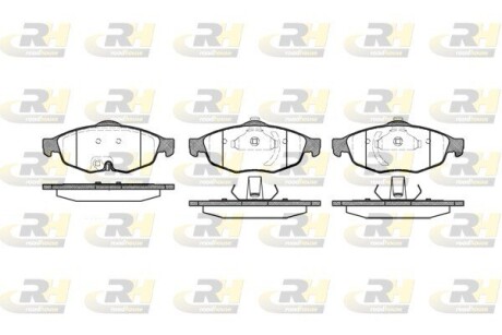 Гальмівні колодки дискові roadhouse 2812.02