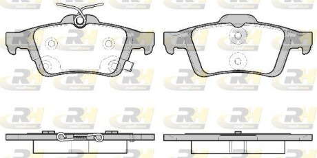Гальмівні колодки дискові roadhouse 2842.11