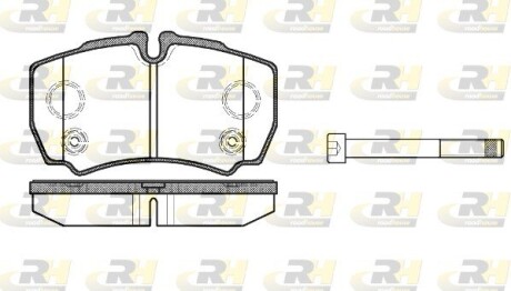 Гальмівні колодки дискові roadhouse 2849.10