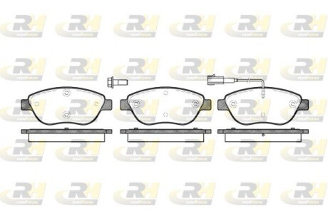 Гальмівні колодки дискові roadhouse 2859.01