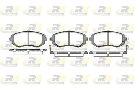 Гальмівні колодки дискові roadhouse 2951.02