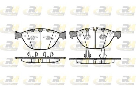 Гальмівні колодки дискові roadhouse 2958.10