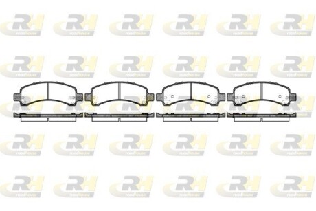 Гальмівні колодки дискові roadhouse 2989.10