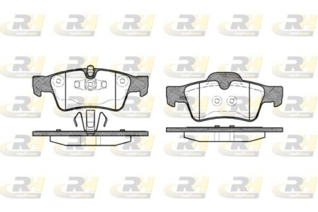Гальмівні колодки дискові roadhouse 2991.10
