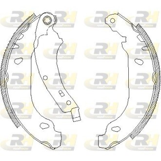 Гальмівні колодки барабанні roadhouse 4074.00