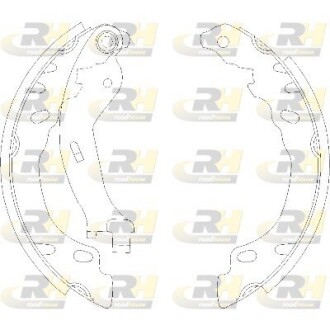 Гальмівні колодки барабанні roadhouse 4158.00