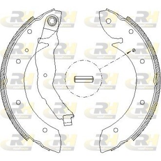 Гальмівні колодки барабанні roadhouse 4396.00