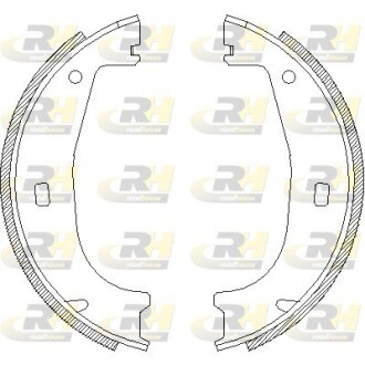 Гальмівні колодки барабанні roadhouse 4406.00