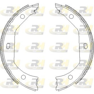 Гальмівні колодки барабанні roadhouse 4716.00