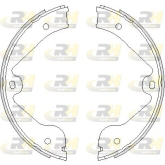 Гальмівні колодки барабанні roadhouse 4735.00
