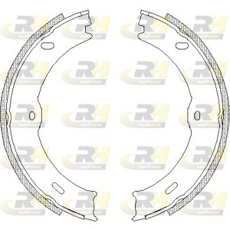 Гальмівні колодки барабанні roadhouse 4746.00