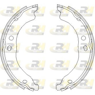Гальмівні колодки барабанні roadhouse 4750.00