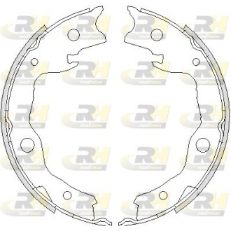 Гальмівні колодки барабанні roadhouse 4752.00