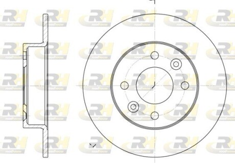 Гальмівний диск roadhouse 6066.00
