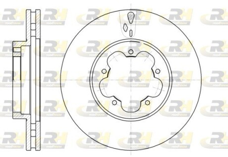 Гальмівний диск roadhouse 61021.10