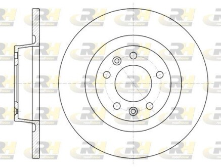 Гальмівний диск roadhouse 61053.00