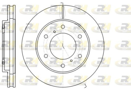 Гальмівний диск roadhouse 61118.10