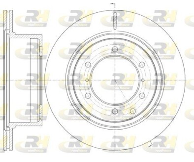 Гальмівний диск roadhouse 61159.10